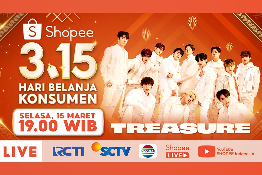 TREASURE dan Dita Karang Siap Warnai Panggung Shopee Hari Belanja Konsumen TV Show