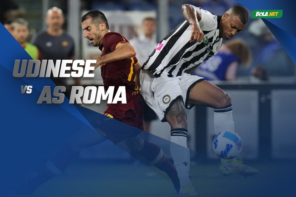 Data dan Fakta Serie A: Udinese vs AS Roma