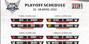 Inilah Jadwal Playoff MPL ID S9 Pekan Ini Inilah Jadwal Playoff MPL ID S9 Pekan Ini
