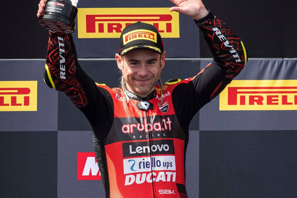 Hasil Race 2 WorldSBK Aragon: Alvaro Bautista Menang Lagi