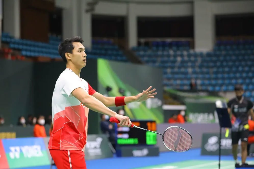 Menang Mudah, Jonatan Christie Melenggang ke Babak Kedua Korea Open 2022