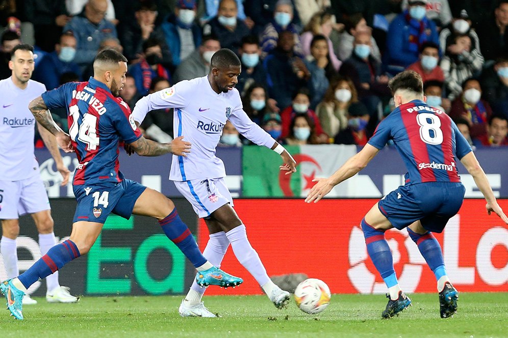 Man of the Match Levante vs Barcelona: Ousmane Dembele