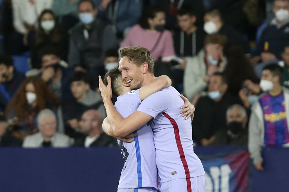 Levante 2-3 Barcelona, Gol Injury Time Luuk de Jong dan Mental Pemenang Milik Barcelona