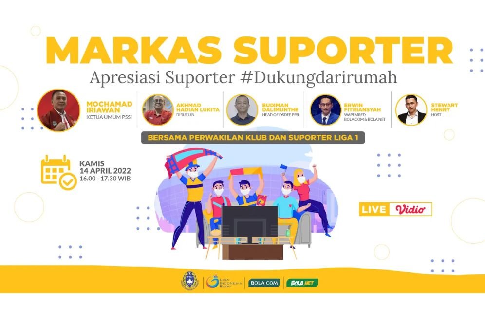 Event Live Streaming Markas Suporter: Yuk Saksikan Lahirnya Wadah Suporter Sepak Bola Indonesia