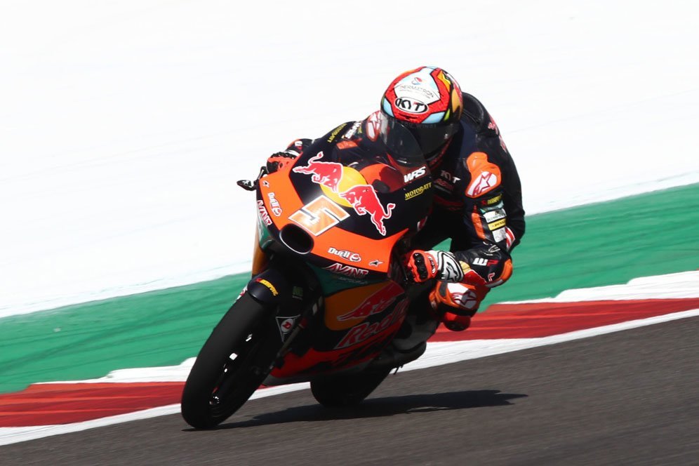 Hasil Pemanasan Moto3 Prancis: Duet Red Bull KTM Ajo Terdepan