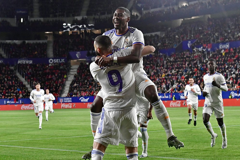 Hasil Pertandingan Osasuna vs Real Madrid: Skor 1-3