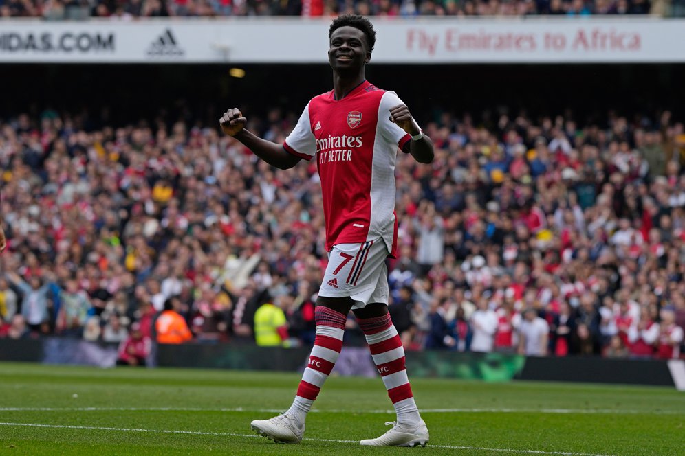 Arsenal Beruntung, Mental Bukayo Saka Terbentuk di Timnas Inggris?