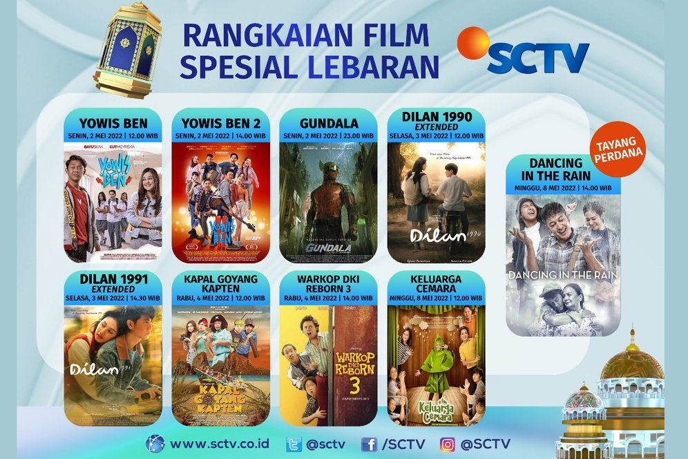 Lebaran Penuh Cinta SCTV, Dari Liputan Mudik 2022 hingga Film Spesial 'Dancing In The Rain'
