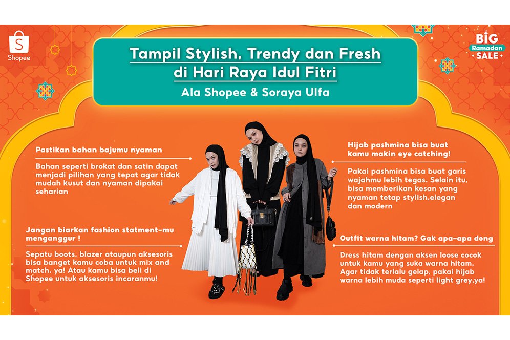 Tampil Stylish dan Trendy di Hari Raya Idul Fitri, Sontek Tips dari Soraya Ulfa! Tampil Stylish dan Trendy di Hari Raya Idul Fitri, Sontek Tips dari Soraya Ulfa!
