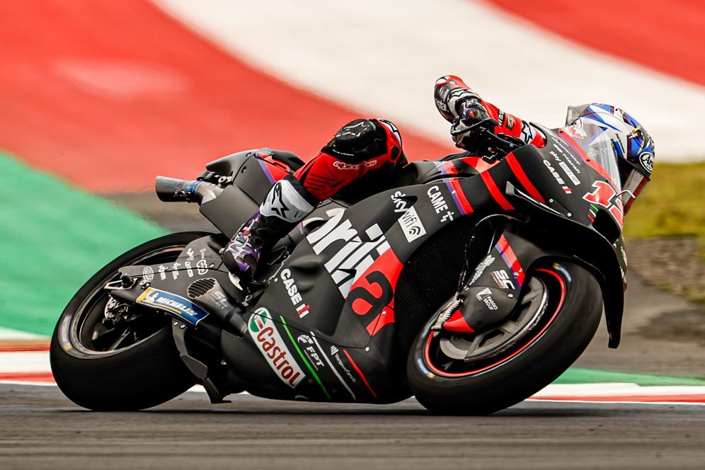 Hasil Pemanasan MotoGP Austin: Maverick Vinales dan Aprilia Memimpin