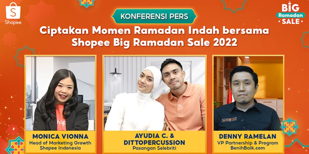 3 Tips Rayakan Momen Indah Ramadan Bareng Shopee dari Ayudia dan DITTOPERCUSSION 3 Tips Rayakan Momen Indah Ramadan Bareng Shopee dari Ayudia dan DITTOPERCUSSION