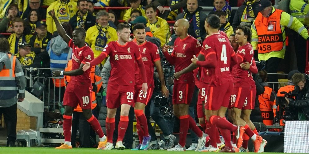 Hasil Pertandingan Liverpool vs Villarreal: Skor 2-0