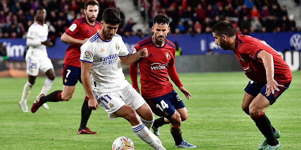 Man of the Match Osasuna vs Real Madrid: Marco Asensio - Bola.net