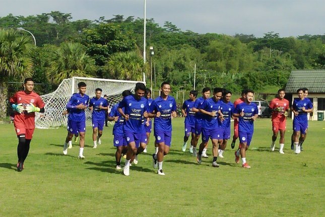 Suasana latihan Arema FC  (c) Bola.net/Dendy Gandakusumah