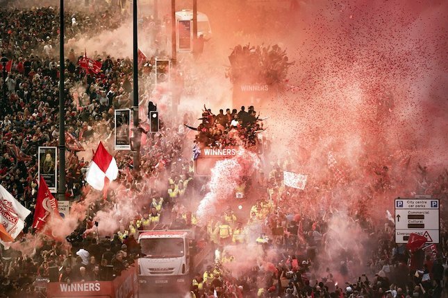 Parade juara Liverpool (c) AP Photo