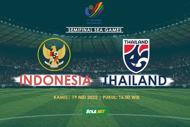 Semifinal SEA Games 2022: Indonesia vs Thailand. (c) Bolanet