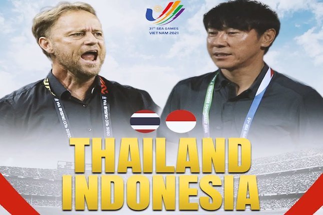 Thailand vs Indonesia: Alexandre Polking vs Shin Tae-yong (c) Bola.com/Adreanus Titus