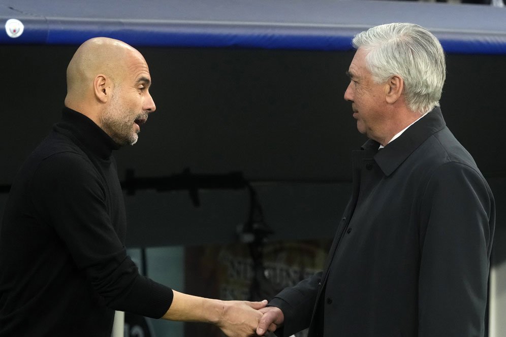 Carlo Ancelotti vs Pep Guardiola Jelang Duel Real Madrid vs Man City di Semifinal UCL 2022/2023