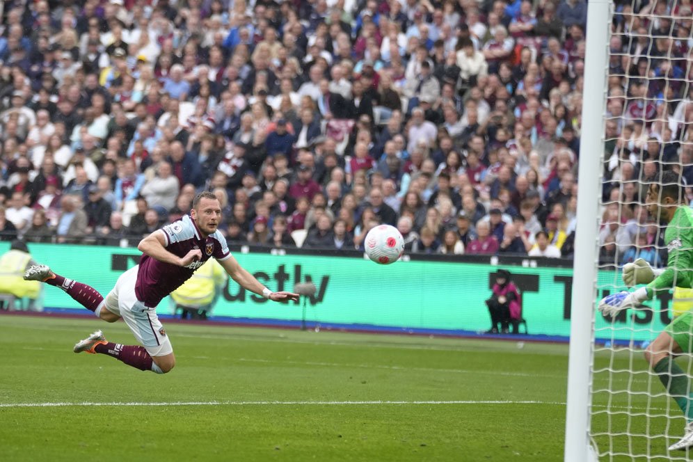 Hasil Pertandingan West Ham vs Manchester City: Skor 2-2