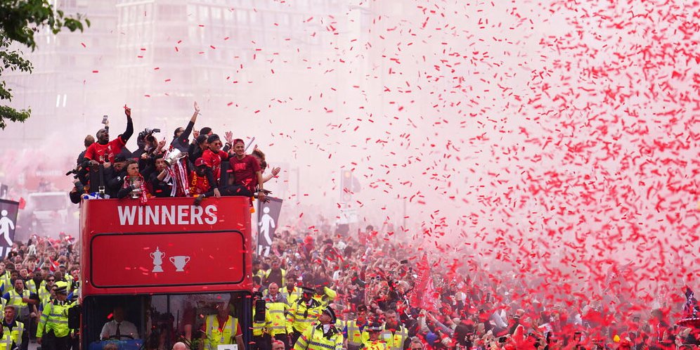 Parade juara Liverpool (c) AP Photo