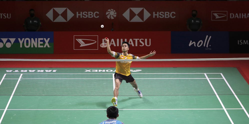 Hasil Indonesia Masters 2022: Anthony Sinisuka Ginting Harus Kerja Keras untuk Kalahkan Kunlavut Vit
