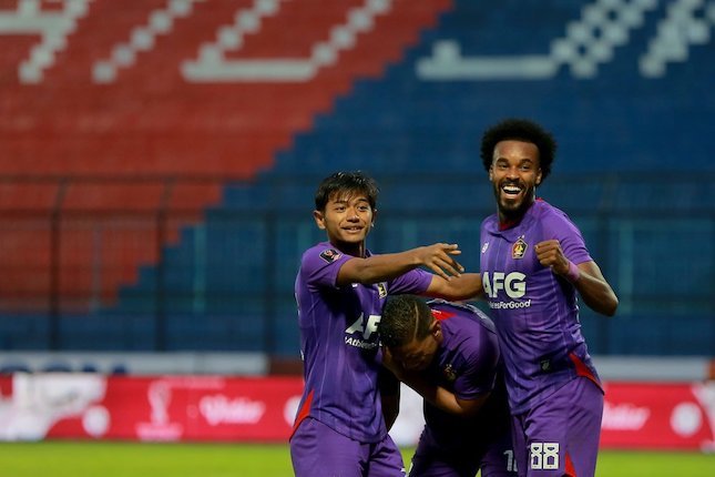 Persik Kediri di Piala Presiden 2022 (c) Bola.net/Arief Bagus