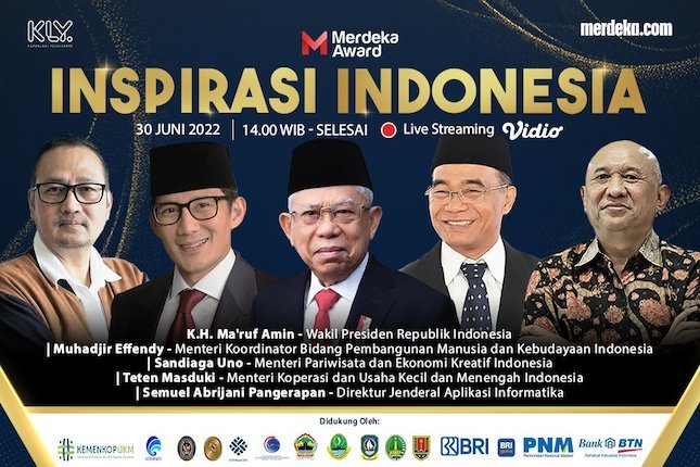 Saksikan Merdeka Awards 2022, Inspirasi Indonesia 30 Juni 2022 Saksikan Merdeka Awards 2022, Inspirasi Indonesia 30 Juni 2022