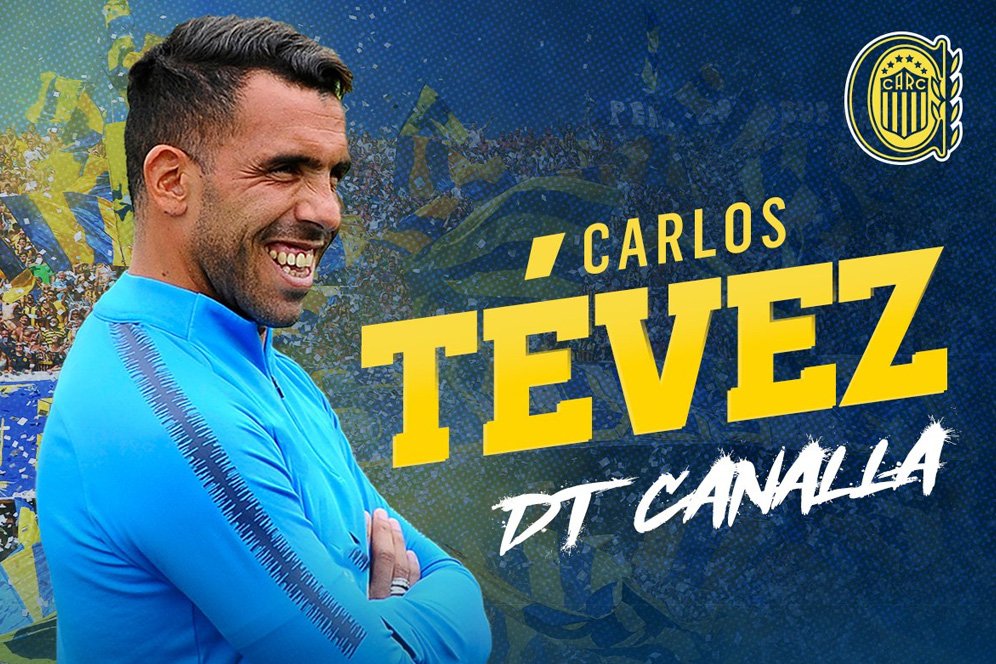 Terjun Jadi Pelatih,Carlos Tevez Tangani Rosario Central