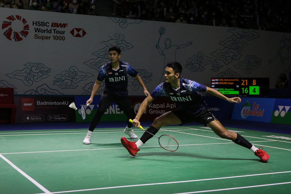 Hasil Indonesia Open 2022: Fikri / Bagas Susul Tembus 16 Babak 16 Besar Indonesia Open 2022