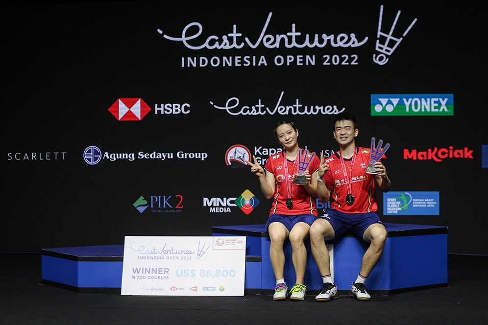 Hasil Indonesia Open 2022: Dua Gelar Bawa China Jadi Juara Umum