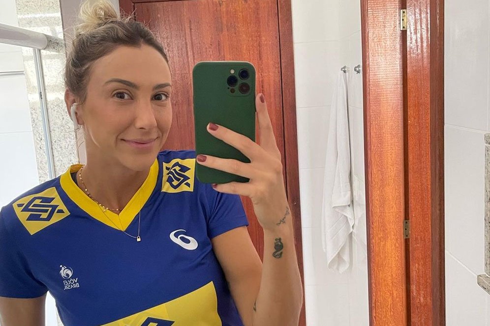 Bidadari Women Volleyball Nations League 2022: Priscila Daroit, Si Cantik Andalan Brasil Bidadari Women Volleyball Nations League 2022: Priscila Daroit, Si Cantik Andalan Brasil