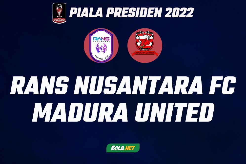 Jadwal dan Link Live Streaming RANS Nusantara FC vs Madura United di Vidio, Sabtu 18 Juni 2022