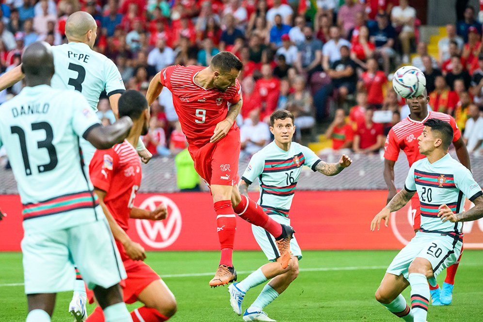 Hasil pertandingan Swiss vs Portugal: Skor 1-0