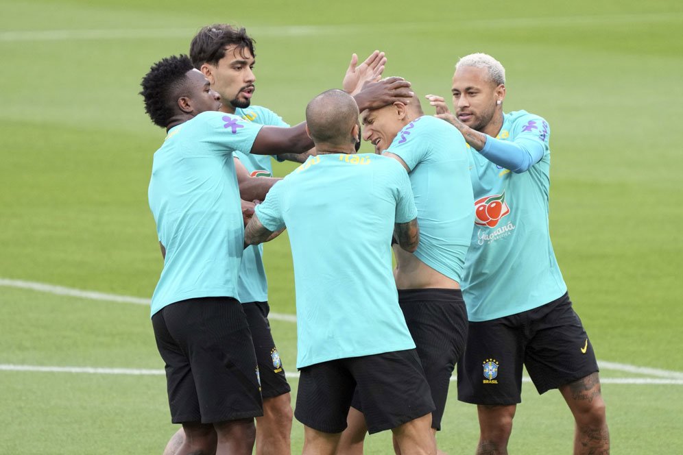 Richarlison dan Vinicius Diklaim Geger di Sesi Latihan Timnas Brasil, Nama Lukaku Dibawa-bawa Richarlison dan Vinicius Diklaim Geger di Sesi Latihan Timnas Brasil, Nama Lukaku Dibawa-bawa