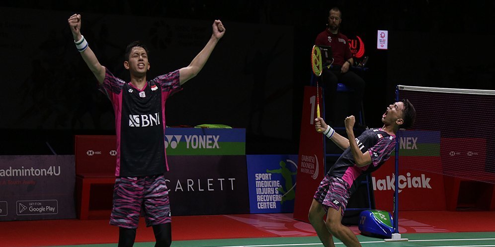 Marcus / Kevin Tumbang, All Indonesian Final Ganda Putra Tak Kesampaian ...