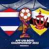 Live Streaming Piala AFF U-19: Thailand vs Brunei Darussalam Hari Ini, 8 Juli 2022