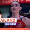 Highlights VNL 2022: Turki Bungkam Thailand 3-1, Lolos ke Semifinal