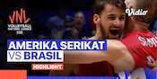 Highlights VNL 2022: Amerika Serikat Bungkam Brasil 3-1, Lolos ke Semifinal Highlights VNL 2022: Amerika Serikat Bungkam Brasil 3-1, Lolos ke Semifinal