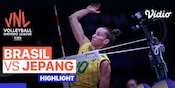 Highlights VNL 2022: Bekuk Jepang 3-1, Brasil Lolos ke Semifinal Highlights VNL 2022: Bekuk Jepang 3-1, Brasil Lolos ke Semifinal