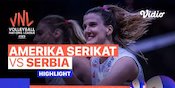 Highlights VNL 2022: Serbia Bekuk Amerika Serikat 3-2 di Perempat Final Highlights VNL 2022: Serbia Bekuk Amerika Serikat 3-2 di Perempat Final