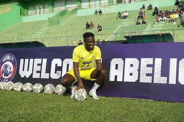Pemain Arema FC, Abel Camara (c) Bola.net/Dendy Gandakusumah