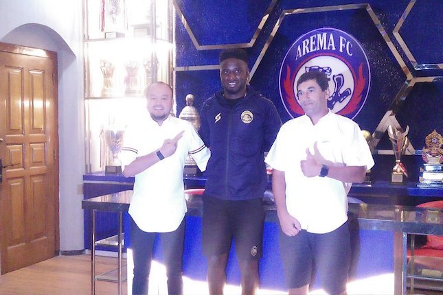 Abel Camara resmi diperkenalkan sebagai pemain Arema FC (c) Bola.net/Dendy Gandakusumah
