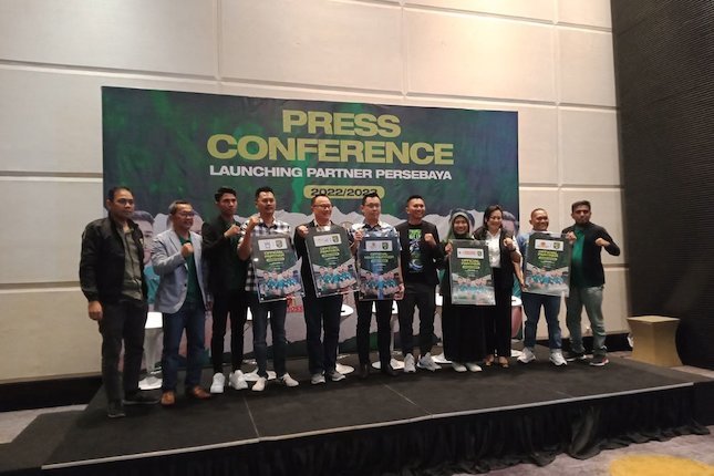 Press conference lauching partner Persebaya Surabaya musim 2022-23. (c) Dok. Persebaya