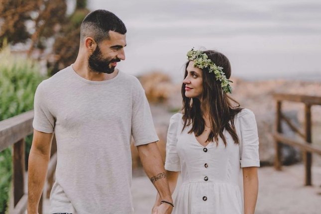 Raul Albiol dan sang istri Alicia Roig (c) Instagram/raulalbiol33