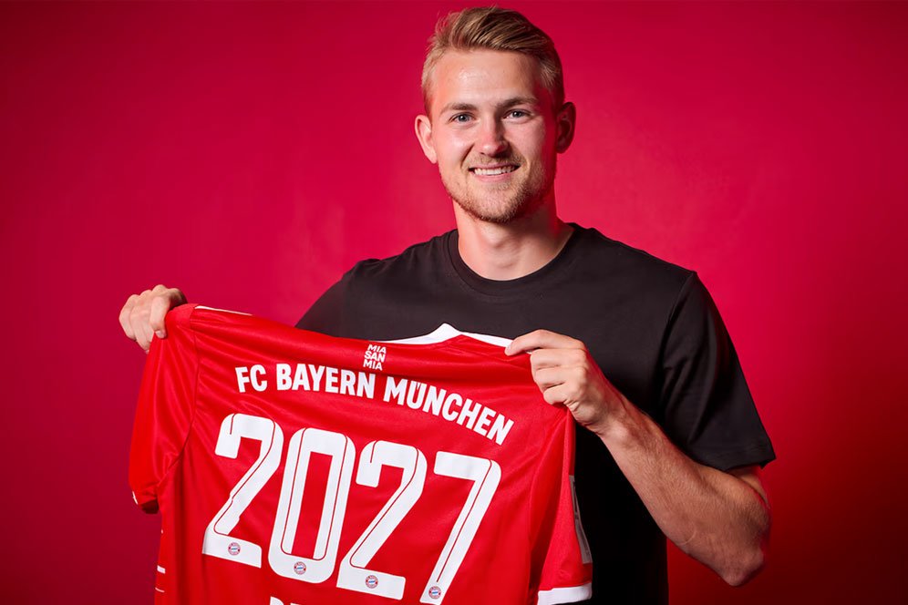 Resmi, Bayern Munchen Kontrak Matthijs De Ligt Sampai 2027