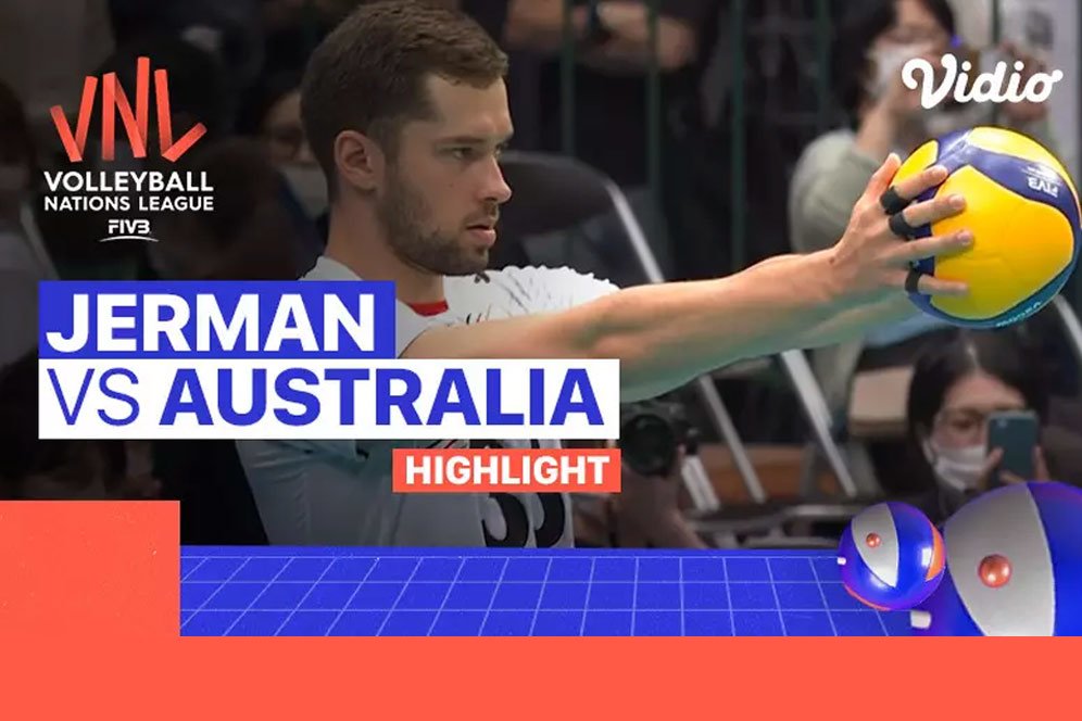 Highlights VNL 2022: Jerman Sikat Australia di Pekan Ketiga