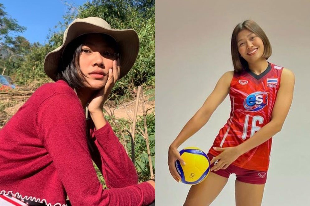 Pernah Main di Indonesia: Mengenal Kokram Pimpichaya, Pevoli Cantik Andalan Thailand di VNL 2022