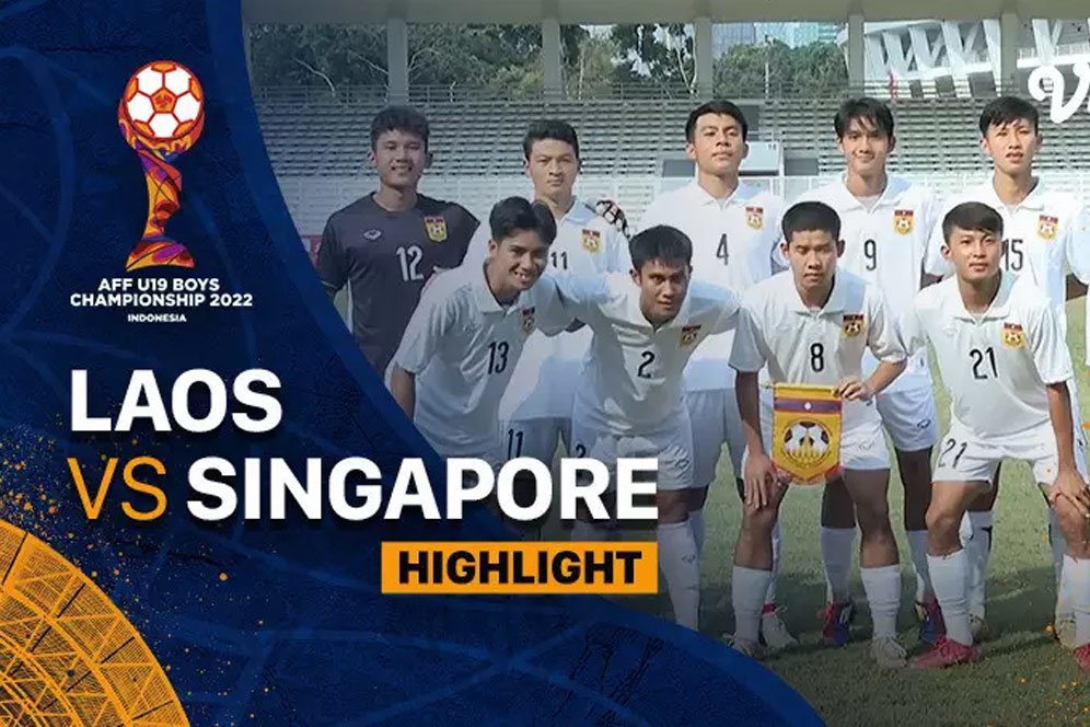 Highlights Piala AFF U-19 2022: Sikat Singapura, Laos U-19 Menuju Semifinal