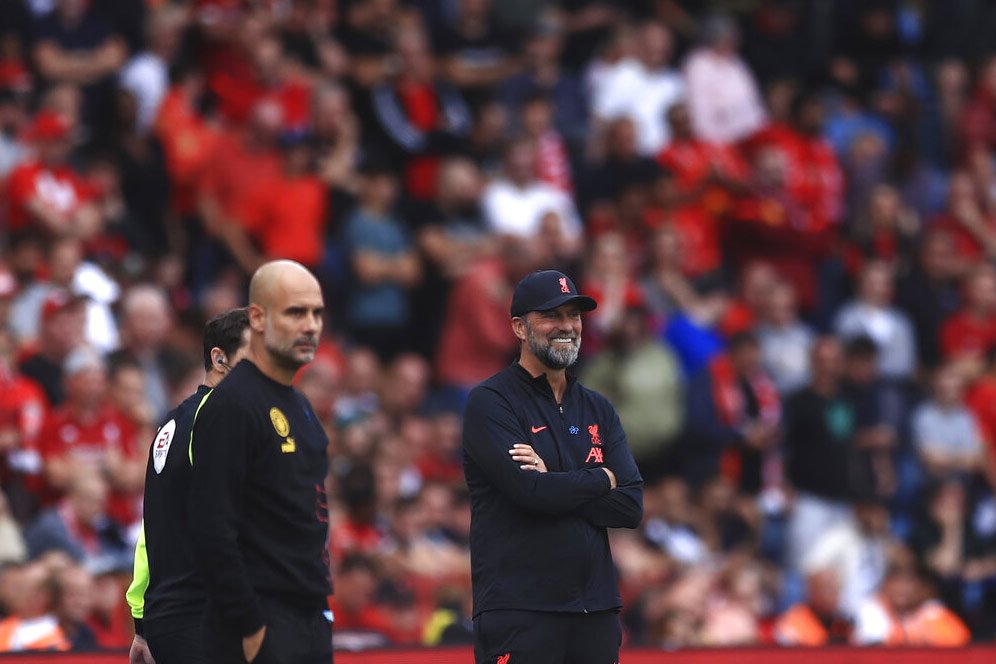 Jelang Duel Liverpool vs Manchester City, Begini Rekor Pertemuan Jurgen Klopp vs Pep Guardiola