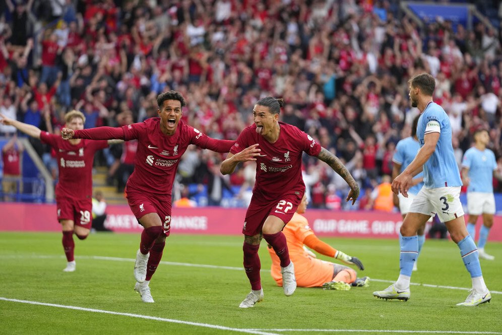 Hasil Pertandingan Liverpool vs Manchester City: Skor 3-1